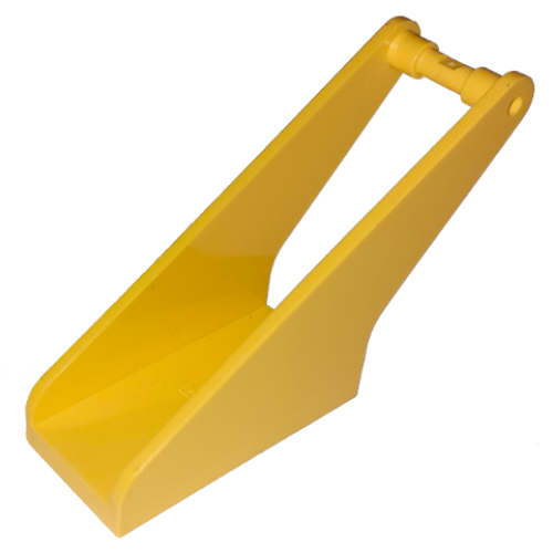 Деталь LEGO 3997 Hook Fabuland Tow - Arm, 2 x 4 Base - Yellow