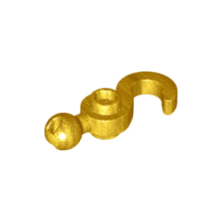 Hook with Tow Ball - Pearl Gold