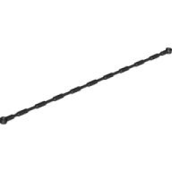 Hose, Flexible 21L with 2 Connector Ends and Rope Climbing Grips - Black