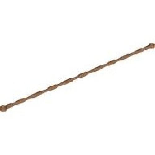 Деталь LEGO 2630 Hose, Flexible 21L with 2 Connector Ends and Rope Climbing Grips - Medium Nougat