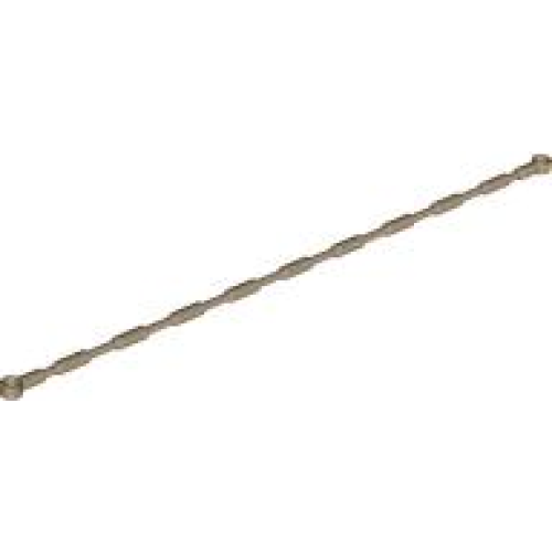 Деталь LEGO 2630 Hose, Flexible 21L with 2 Connector Ends and Rope Climbing Grips - Dark Tan