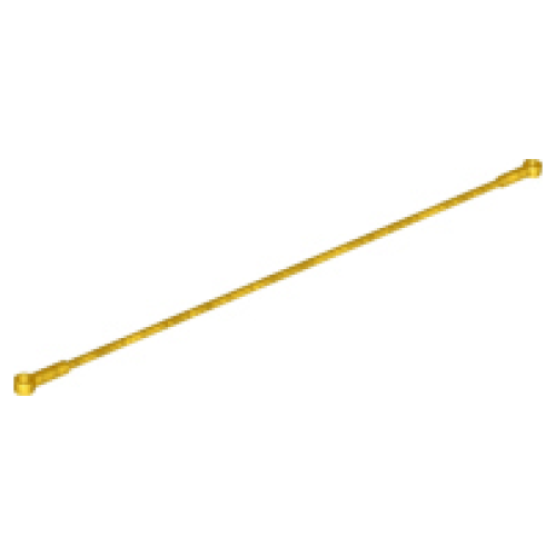 Деталь LEGO 27965 Hose, Flexible 22L with 2 Connector Ends (Zipline) - Pearl Gold