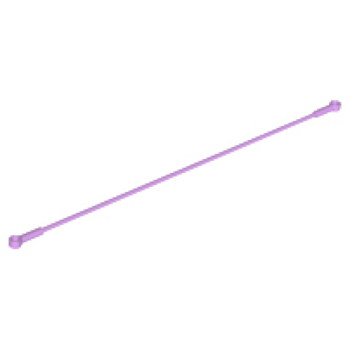 Деталь LEGO 27965 Hose, Flexible 22L with 2 Connector Ends (Zipline) - Medium Lavender