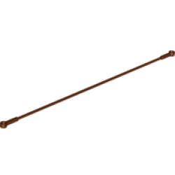 Hose, Flexible 22L with 2 Connector Ends (Zipline) - Reddish Brown