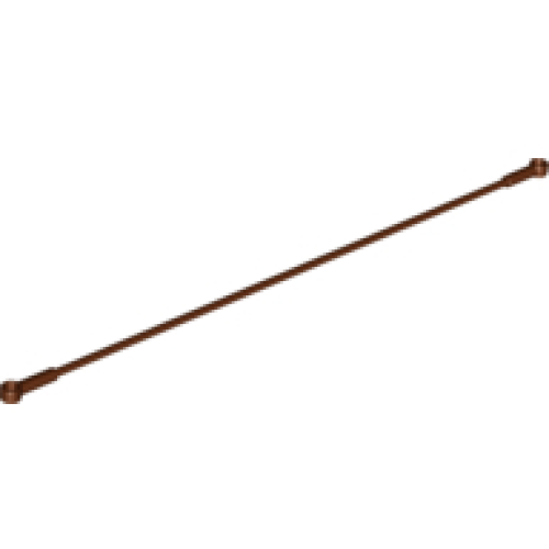 Деталь LEGO 27965 Hose, Flexible 22L with 2 Connector Ends (Zipline) - Reddish Brown
