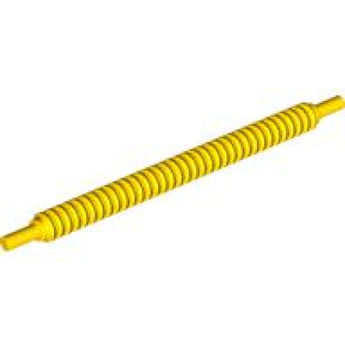 Деталь LEGO 14301 Hose, Flexible Ribbed with 8mm Ends 12L / 9.6cm - Yellow