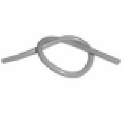 Hose, Pneumatic 4mm D. 26L / 20.8cm - Light Bluish Gray