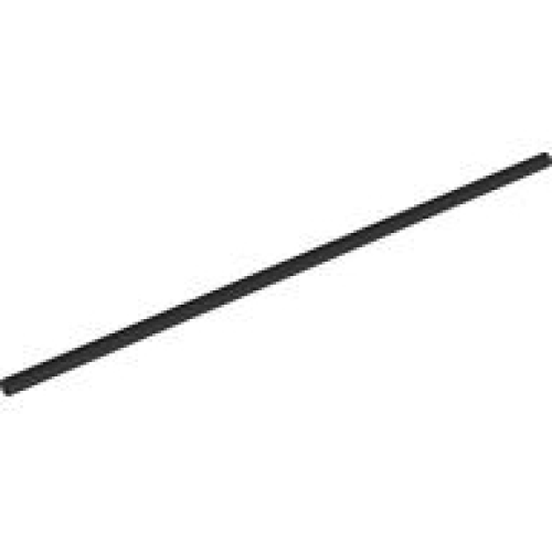 Деталь LEGO 1662 Hose, Pneumatic 4mm D. V2 Precut 24L / 19.2cm - Black