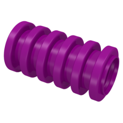 Hose, Ribbed 7mm D. 2L / 1.6cm - Purple