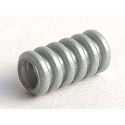 Hose, Ribbed 7mm D. 2L / 1.6cm - Pearl Light Gray