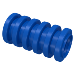 Hose, Ribbed 7mm D. 2L / 1.6cm - Blue