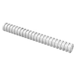 Hose, Ribbed 7mm D. 8L / 6.4cm - White