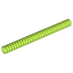 Hose, Ribbed 7mm D. 10L / 8.0cm - Lime