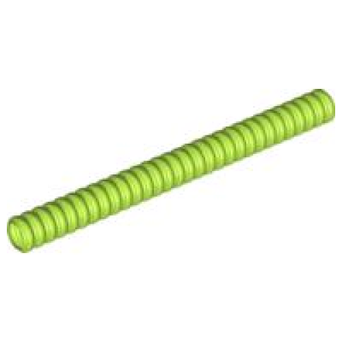 Деталь LEGO 78c10 Hose, Ribbed 7mm D. 10L / 8.0cm - Lime