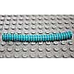 Hose, Ribbed 7mm D. 10L / 8.0cm - Dark Turquoise
