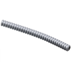 Hose, Ribbed 7mm D. 10L / 8.0cm - Pearl Light Gray