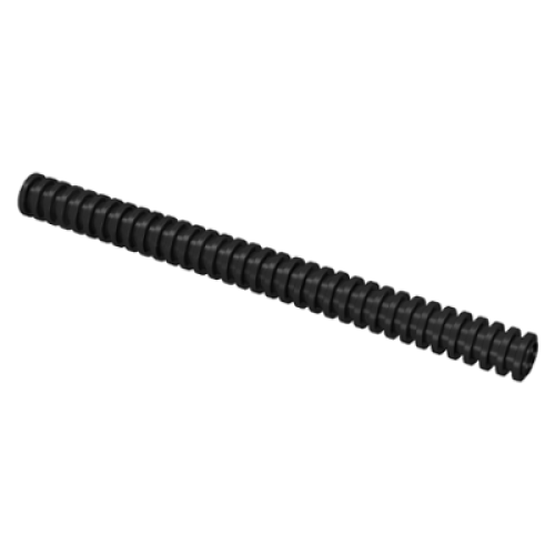 Деталь LEGO 78c11 Hose, Ribbed 7mm D. 11L / 8.8cm - Black