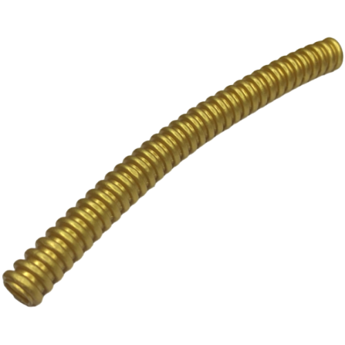 Деталь LEGO 78c11 Hose, Ribbed 7mm D. 11L / 8.8cm - Pearl Gold