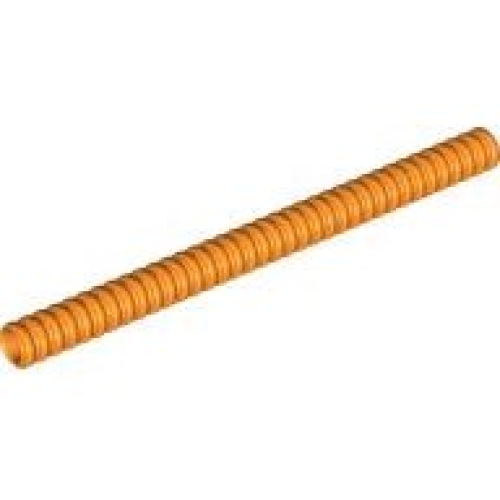 Деталь LEGO 78c12 Hose, Ribbed 7mm D. 12L / 9.6cm - Orange
