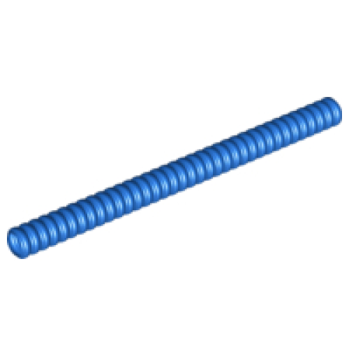 Деталь LEGO 78c12 Hose, Ribbed 7mm D. 12L / 9.6cm - Blue