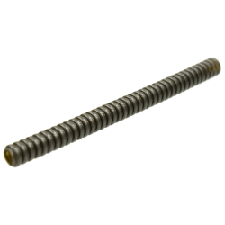 Hose, Ribbed 7mm D. 13L / 10.4cm - Pearl Dark Gray