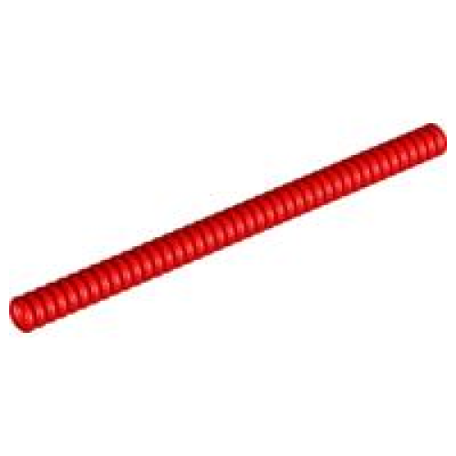 Деталь LEGO 78c14 Hose, Ribbed 7mm D. 14L / 11.2cm - Red