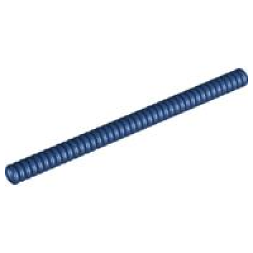Деталь LEGO 78c14 Hose, Ribbed 7mm D. 14L / 11.2cm - Dark Blue