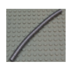 Hose, Ribbed 7mm D. 15L / 12.0cm - Pearl Light Gray