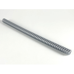 Hose, Ribbed 7mm D. 16L / 12.8cm - Pearl Light Gray