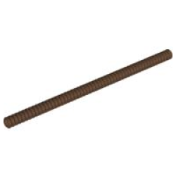 Hose, Ribbed 7mm D. 18L / 14.4cm - Brown