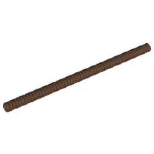 Деталь LEGO 78c18 Hose, Ribbed 7mm D. 18L / 14.4cm - Brown