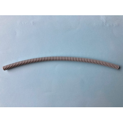 Hose, Ribbed 7mm D. 24L / 19.2cm - Light Bluish Gray
