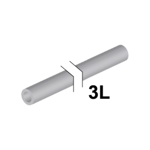 Деталь LEGO 75c03 Hose, Rigid 3mm D. 3L / 2.4cm - Light Bluish Gray