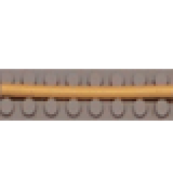 Hose, Rigid 3mm D. 8L / 6.4cm - Yellow