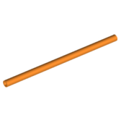 Hose, Rigid 3mm D. 8L / 6.4cm - Orange