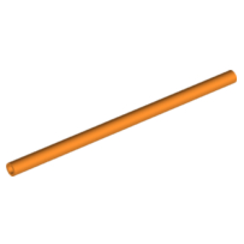 Деталь LEGO 75c08 Hose, Rigid 3mm D. 8L / 6.4cm - Orange