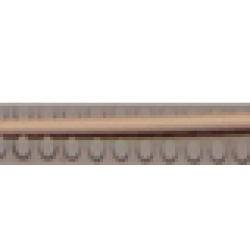 Hose, Rigid 3mm D. 11L / 8.8cm - Tan