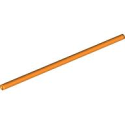 Hose, Rigid 3mm D. 11L / 8.8cm - Orange