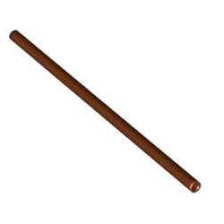 Hose, Rigid 3mm D. 11L / 8.8cm - Reddish Brown