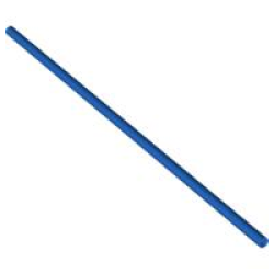 Hose, Rigid 3mm D. 18L / 14.4cm - Blue