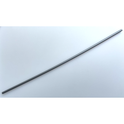 Hose, Rigid 3mm D. 29L / 23.2cm - Flat Silver