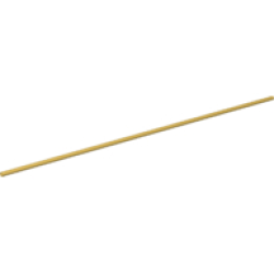 Hose, Rigid 3mm D. 32L / 25.6cm - Pearl Gold