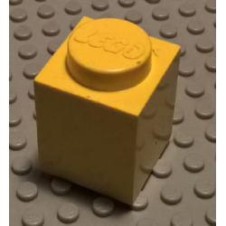 Jumbo Brick 1 x 1 - Yellow