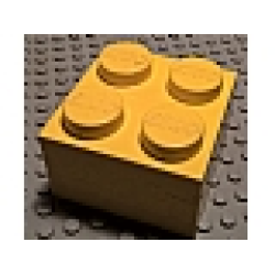 Jumbo Brick 2 x 2 - Yellow