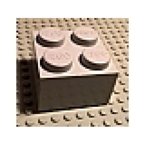 Деталь LEGO bb0680 Jumbo Brick 2 x 2 - Light Gray