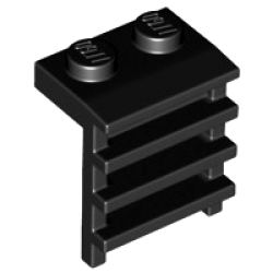 Ladder 1 1/2 x 2 x 2 - Black