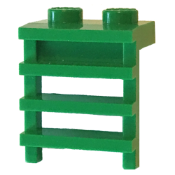 Ladder 1 1/2 x 2 x 2 - Green