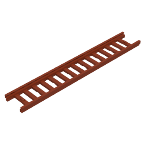Деталь LEGO 15118 Ladder 16 x 2 1/2 with 15 Rungs - Reddish Brown