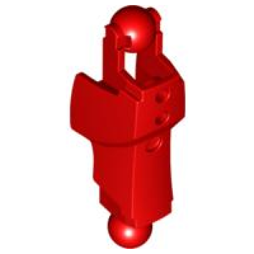 Деталь LEGO 87840 Large Figure Arm / Leg Section with 2 Ball Joint (Ben 10) - Red
