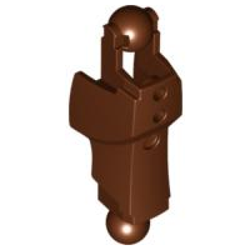 Деталь LEGO 87840 Large Figure Arm / Leg Section with 2 Ball Joint (Ben 10) - Reddish Brown